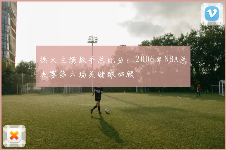 热火主场扳平总比分，2006年NBA总决赛第六场关键球回顾